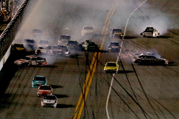 Tony Smoke! But what a wreck-fest this Daytona 400 was