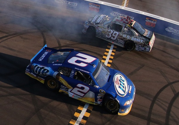 Crashing and fighting in Phoenix, just good ol' fashion NASCAR racing, old-school style at the finish