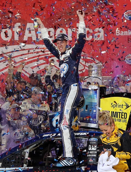 NASCAR gets a shot in the arm, with Brad Keselowski -- brash and popular -- winning Charlotte