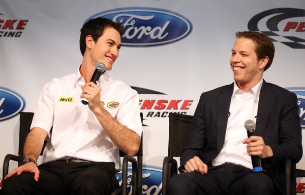 The 'new' Joey Logano: The kid has certainly toughened up. Credit his new teammate? But, hey, looks like another Jimmie Johnson 500