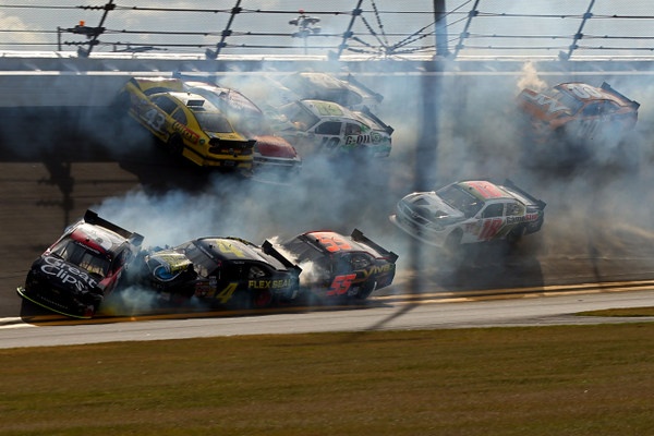 Michael Annett hopes Monday's medical exam shows good healing in Daytona injuries