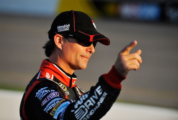 Jeff Gordon is ecstatic, making the playoffs....Kyle Busch crushed and angry at missing the chase