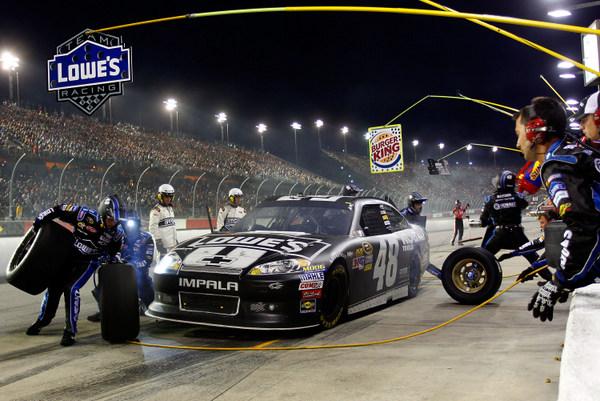 Jimmie Johnson, Rick Hendrick, and Danica Patrick: quite a night at ol' Darlington